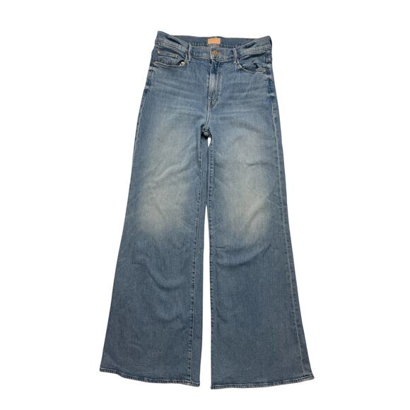 MOTHER The Twister Skimp in Horseback Wash Sz 29 Womens Flare Wide Leg High Rise - Picture 1 of 11